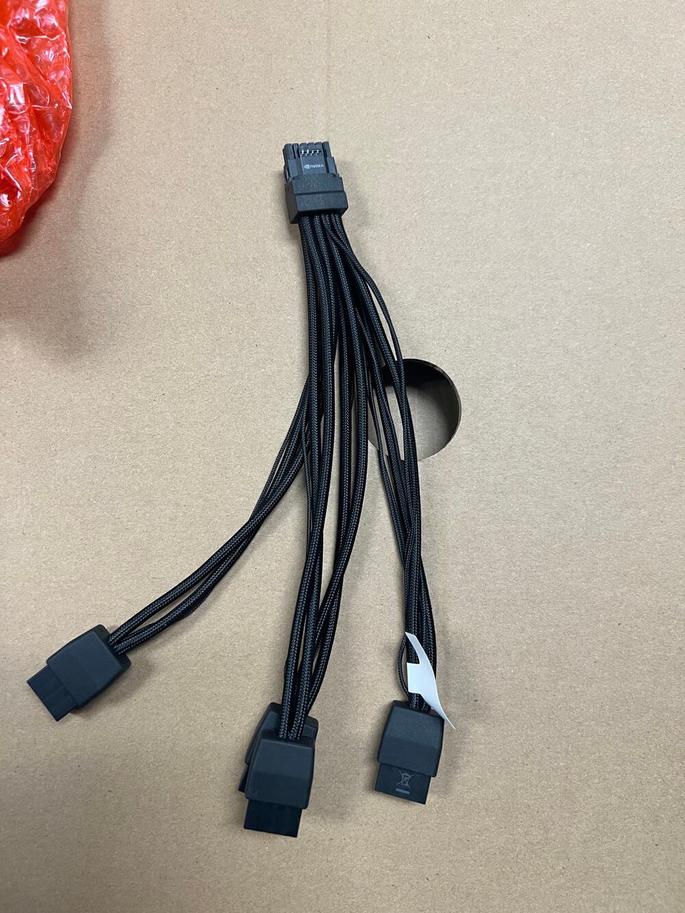 NVIDIA 12VHPWR PCIe5.0 4x8Pin to16Pin Braided GPU Cable for RTX40 Series